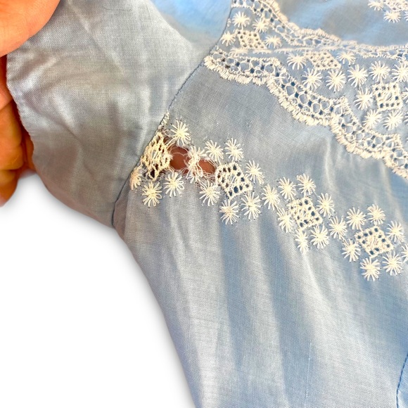 1950s Vintage CottageCore Embroidered Dress - Picture 7 of 16